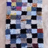 Colorful Boucherouite Moroccan rug - 87 x 152 cm