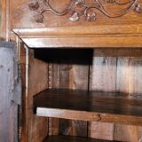 Small Louis XIV style oak bookcase, 19th century