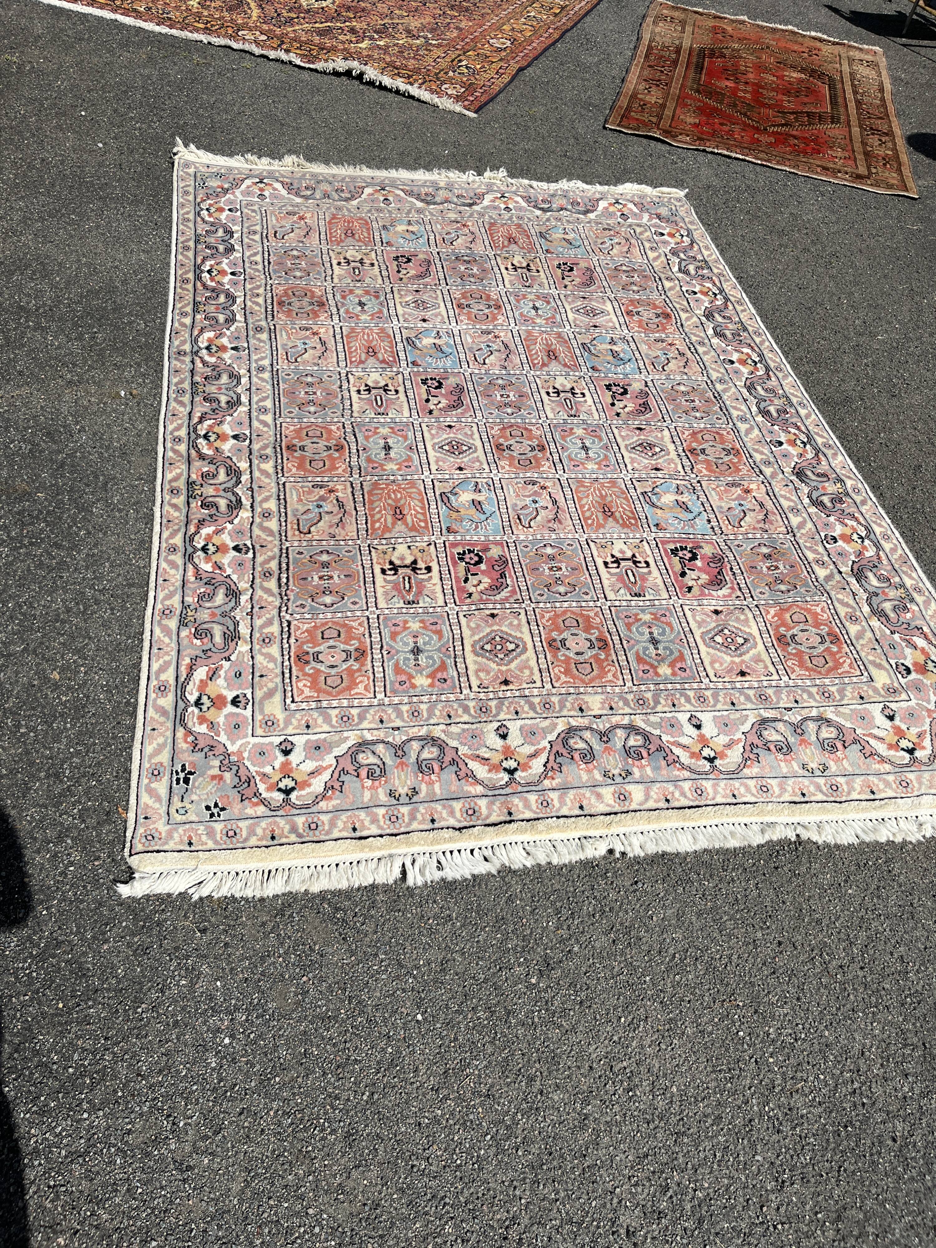 Authentic handmade oriental rug – 2.72 × 1.86
