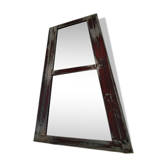 Large asymmetrical industrial type mirror