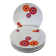 6 Assiettes Plates Seltmann Weiden West Germany 70's
