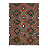 Tapis kilim anatolien vintage fait main turc 202 cm x 284 cm