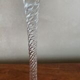 Bougeoir en verre soufflé