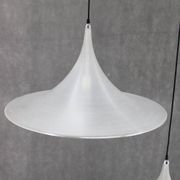 1970s Pair of Guzzini "Trumpet" Pendant Lamps by Meblo , Italy