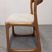 Set of 4 Baumann sled chairs, France circa 1970.