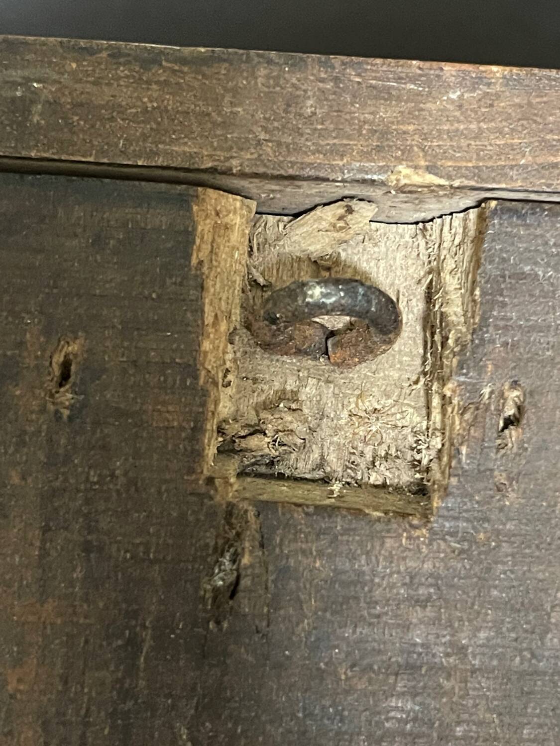 Carved wooden ornaments or consoles