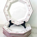 Lot de 6 assiettes anglaises Johnson Brothers