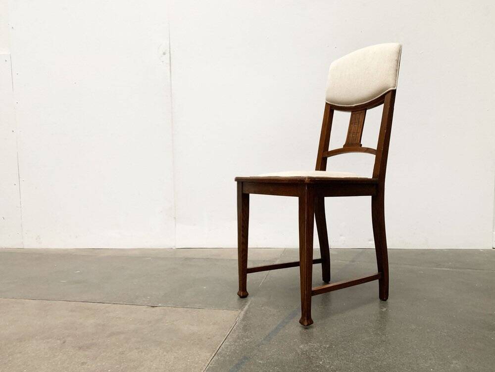 German Art Deco Jugendstil chair from Waldheim, 1930s