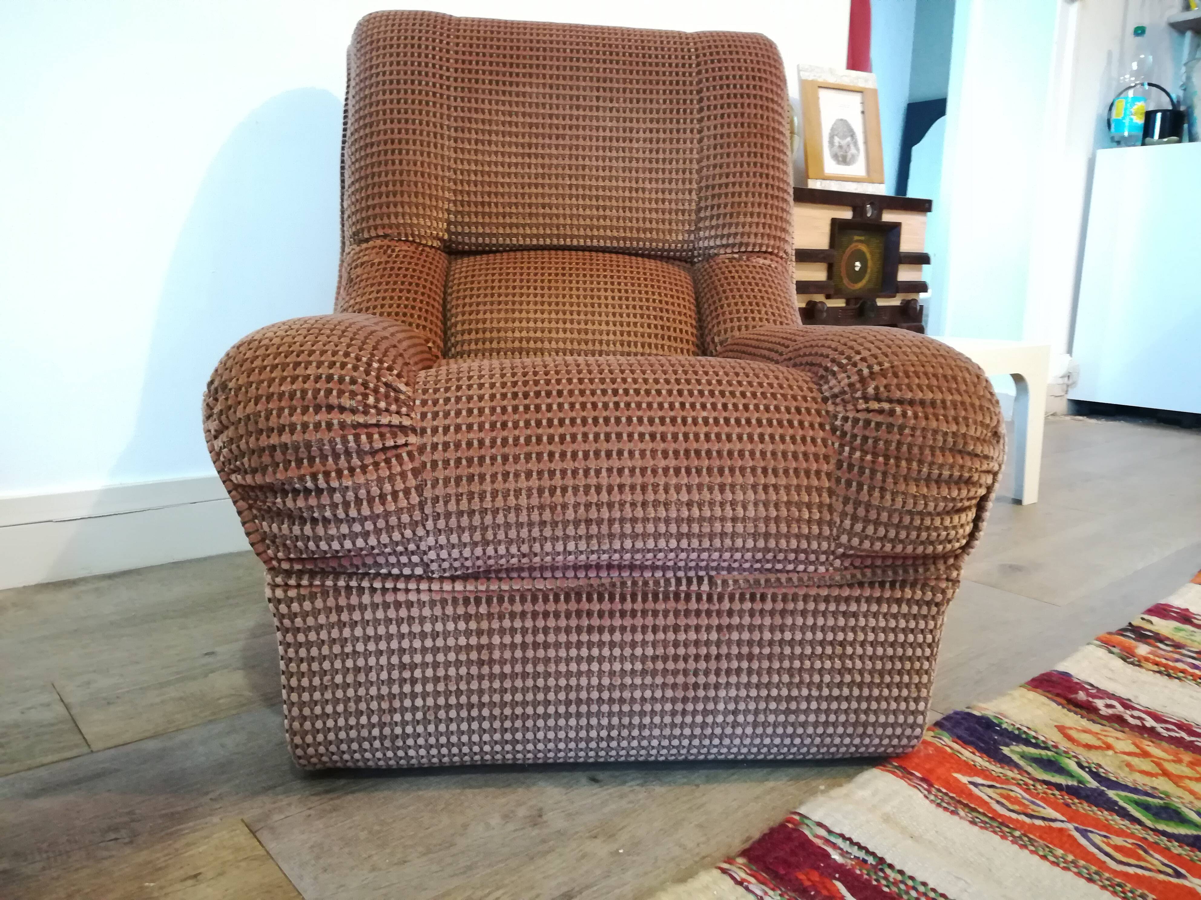 vintage velvet heater from the 70s and 80s