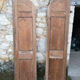 Porte Cintrée (arrondie) En Pin à Deux Battants - Fin XIXème