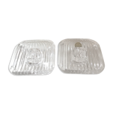 Set of 2 Villeroy and Boch crystal candle holders