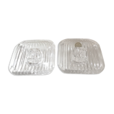 Set of 2 Villeroy and Boch crystal candle holders