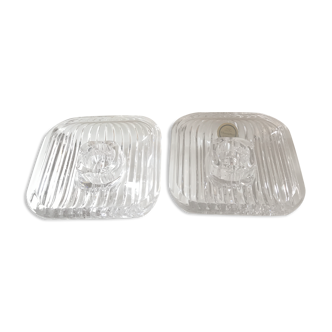 Set of 2 Villeroy and Boch crystal candle holders