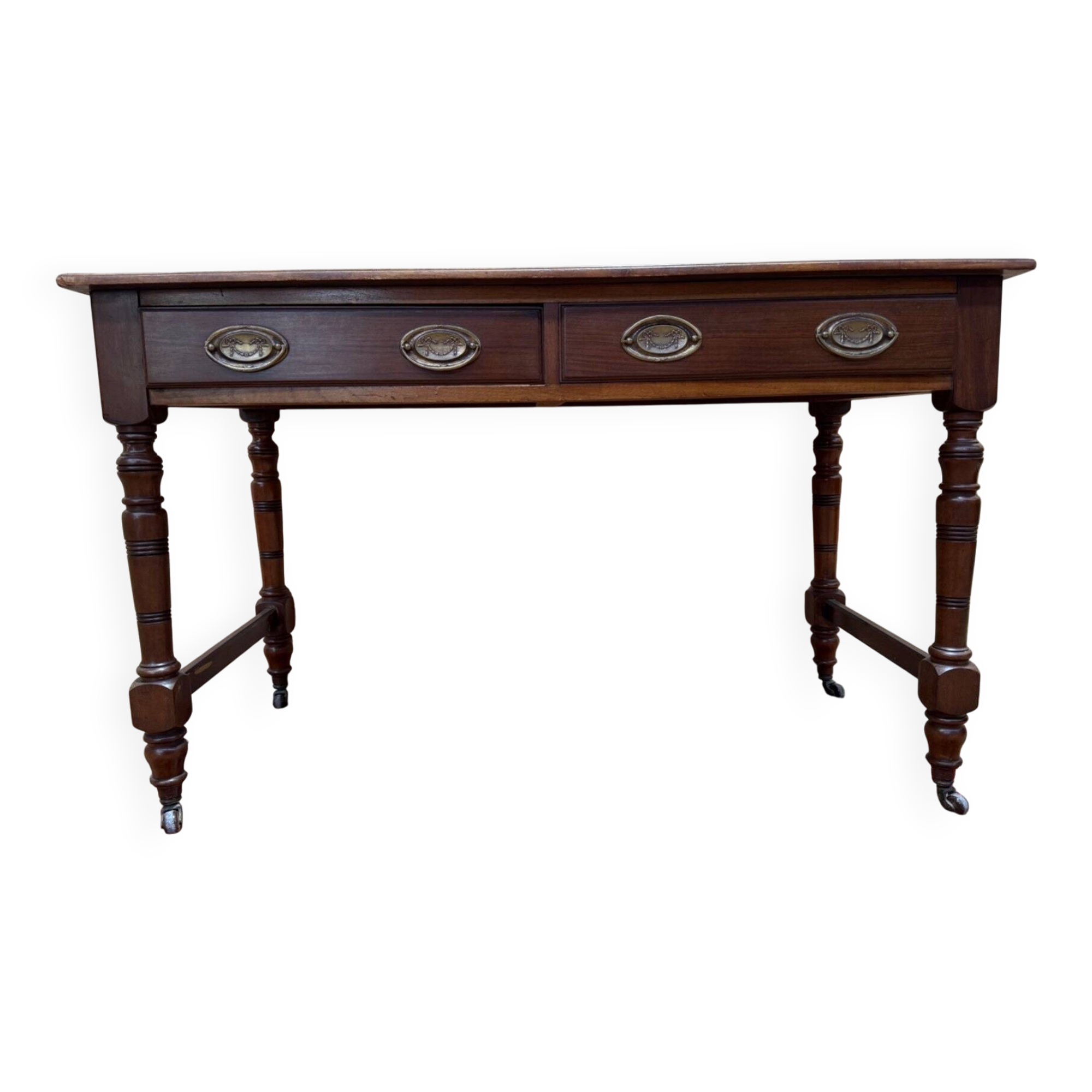 Desk - English mahogany console