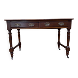 Desk - English mahogany console