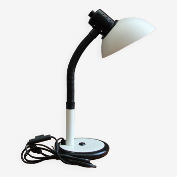 80's white aluminum desk lamp