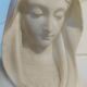Bust of the Virgin in alabaster by Guglielmo Pugi.