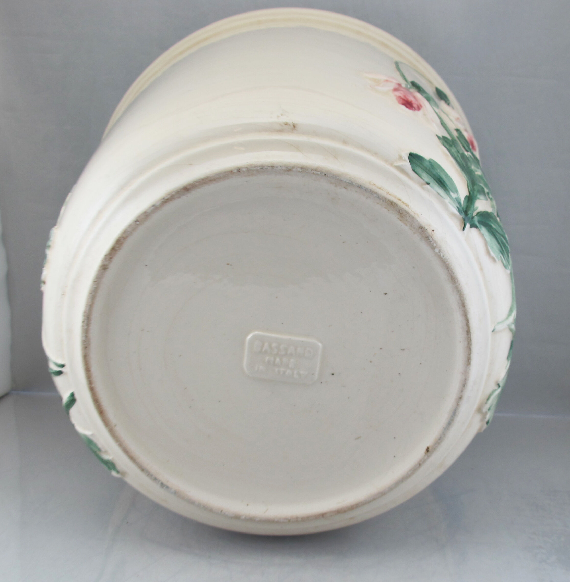 Cache pot en céramique Bassano Italie