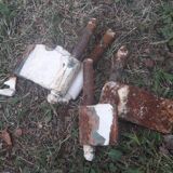 Shutters 4 leaves H148xW245cm (2) antique oak louvres pair 2