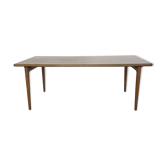 Table à manger en chêne, Pays-Bas des années 1960