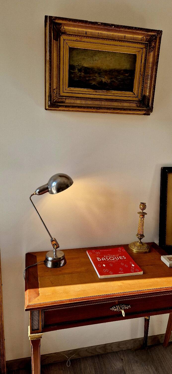 JUMO 600 Lamp - Vintage Chrome - 1940s