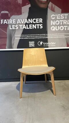 Leather armchair by Enea design