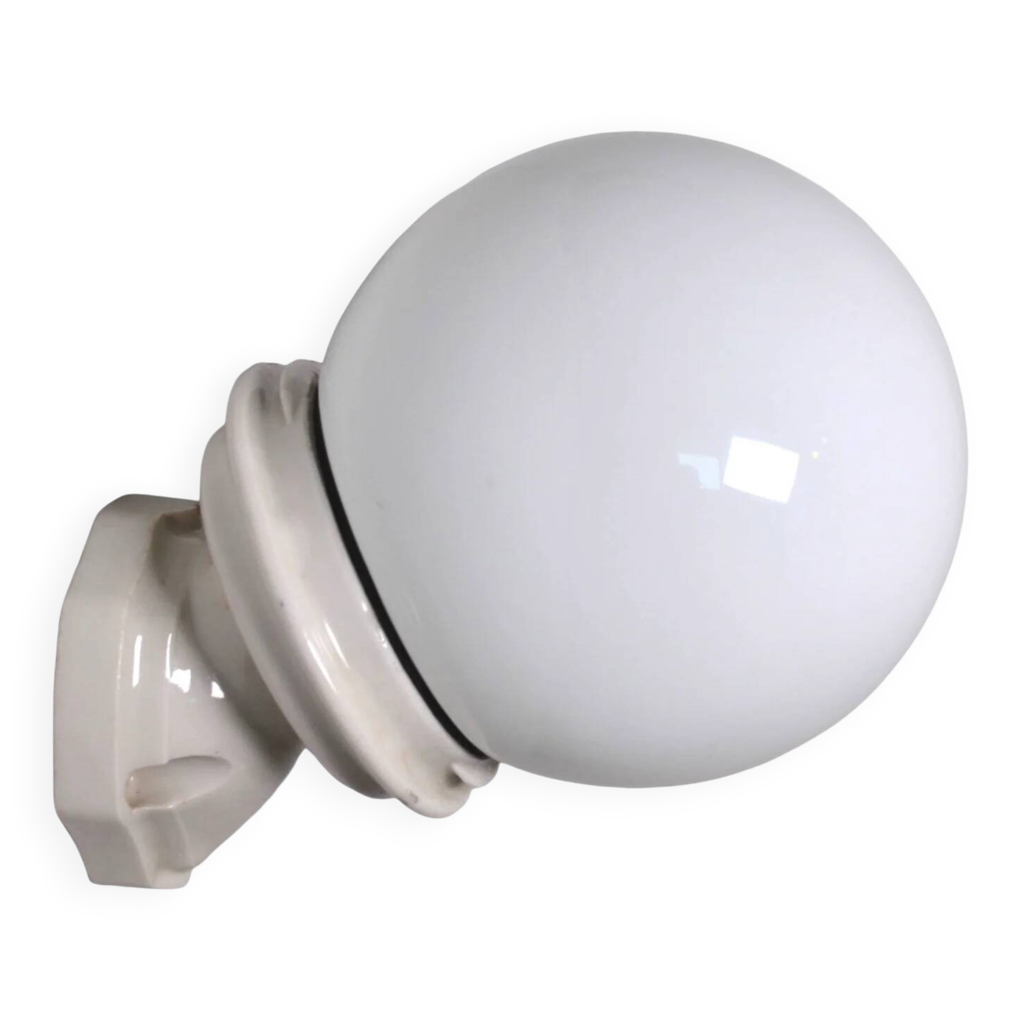 Vintage porcelain wall sconce