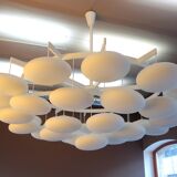 Impressive large modern cloud chandelier from the mid-century Milchhalle Vienna.