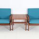 Ensemble de 2 fauteuils en teck "Capella" restaurés d'Illum Wikkelsø / Niels Eilersen.
