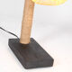 Paire de lampes en bambou et corde
