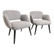 Mid-century restored pair of armchairs