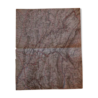 Carte ancienne région Nantua