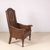 Early 19th Century Oak Wainscot Chair