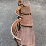 Set of 4 vintage bistro chairs