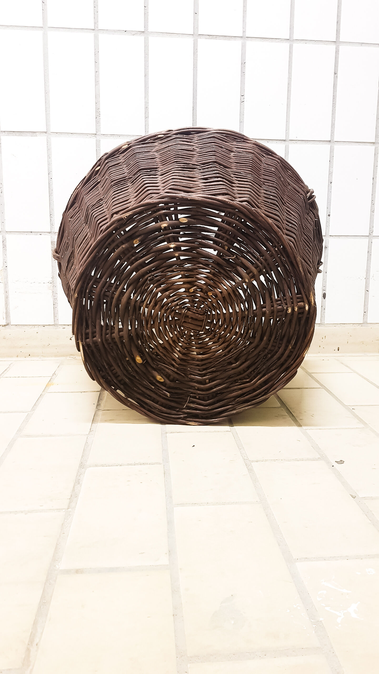 Vintage wicker basket