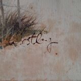 Seaside painting by Westly