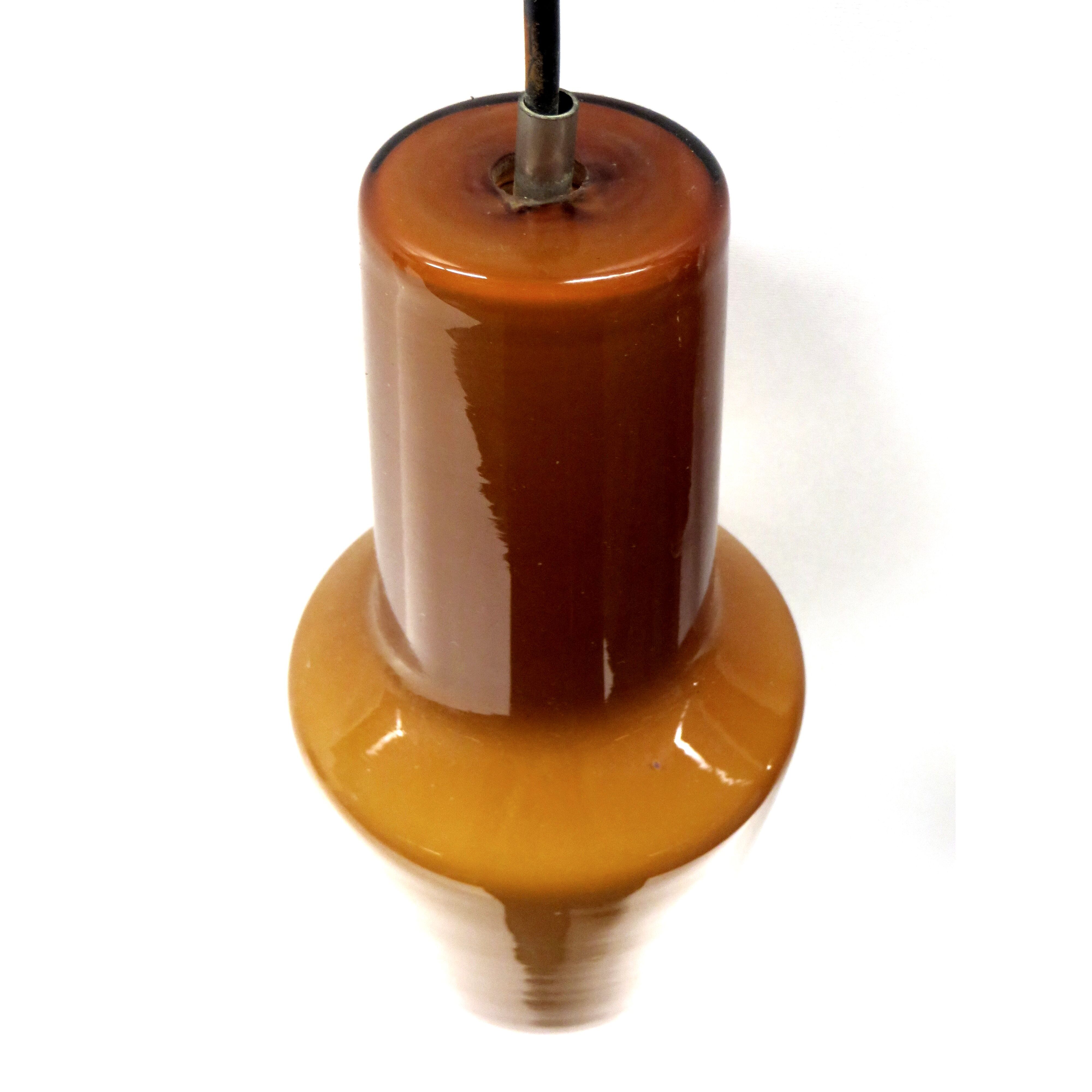 Murano glass pendant designed by Massimo Vignelli for Venini in 1955