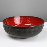 Mid-Century Amphora Bowl by Rogier Vandeweghe, Belgium 1960s