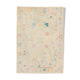 Kilim Afghan embroidered 174 x 126 cm