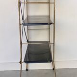 Shelf String metal on feet - vintage 1960