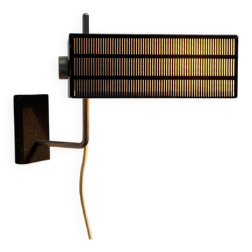 Mid-century German minimalist wall lamp model Flamingo by Bur, Bünte & Remmler Leuchten, 1960s.