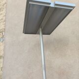 Vintage floor lamp grey metal