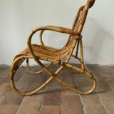 Rattan armchair