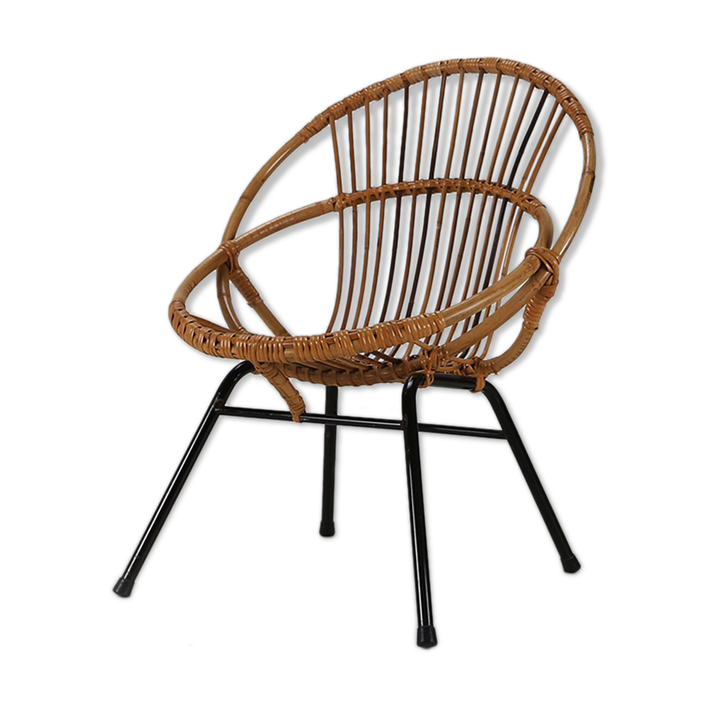 Fauteuil en rotin enfant