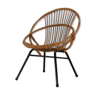 Children's chair in rattan