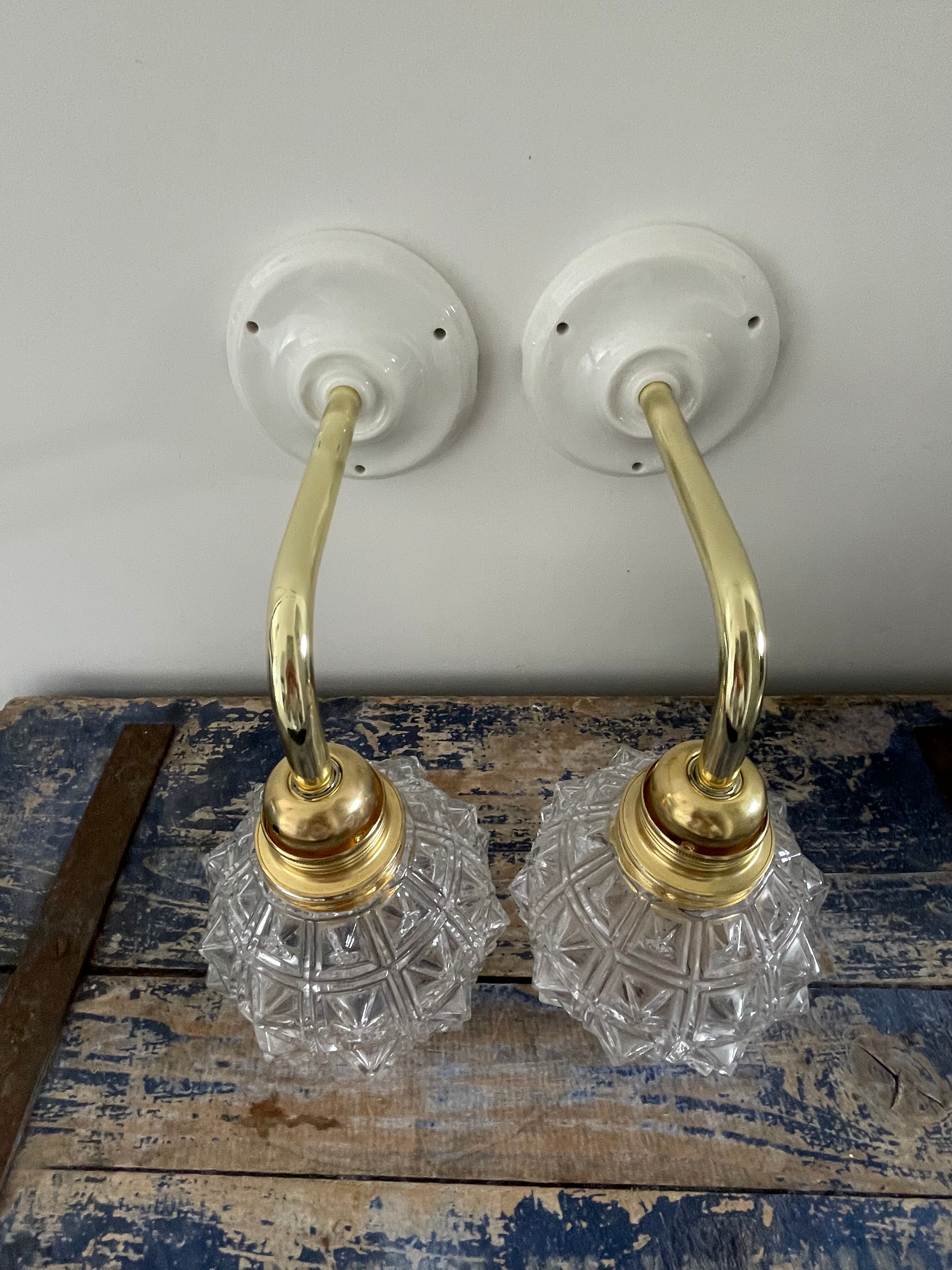 Pair of vintage wall lights