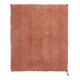 Terracotta Striped Modern Kilim Rug, 154x190Cm