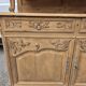 Buffet deux corps style Louis XV en chêne du XIXè