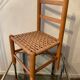 Scandinavian children's chair sitting in rope 70s
