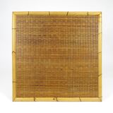 Bamboo and rattan coffee table, 1970s